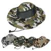 Outdoor Fishing Breathable Mesh Camouflage Hiking Cap Sun Protection Bucket Hat Sun Visor Hat