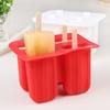 4/10 Cavity Ice Cream Silicone Mold for Baking Ice Cube Maker Freezer Desserts Tray DIY Homemade Popsicle Mould Kitchen Tools