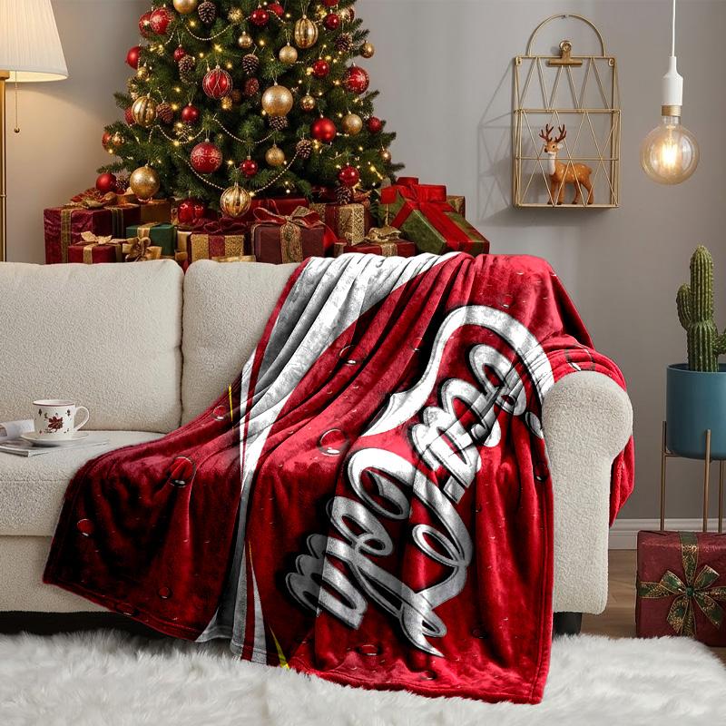 Coca Abstract Art Blanket Lightweight Ideal Bedding Blanket Perfect for Travel, Camping, Living Rooms, Offices, Sofas, Fan Christmas gift