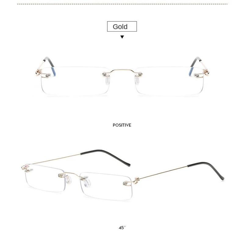 Держатель для ручек, очки с защитой от синего света, без полей, для пресбиопии, портативные с защитой от падения, очки для чтения высокой четкости, против усталости