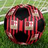AC Milan Мяч для мини-футбола Цветной Машинная строчка ПВХ Размер 5 Готов к тренировкам команды и соревнованиям Прочный Высокий отскок Крутой Спортивный Подарок