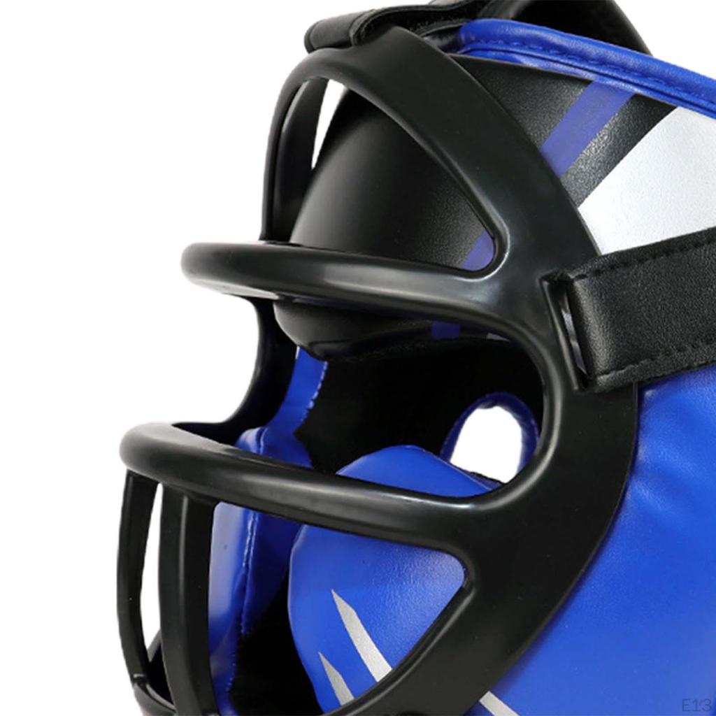 Боксерский шлем, полная защита лица для тхэквондо, грэпплинга, каратэ