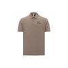 Повседневная удобная трикотажная рубашка поло с коротким рукавом, мужские рубашки поло Driftwood-Gray 24SRM401MGG9