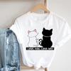 Верхняя одежда с 3D забавным милым котом, весенняя модная женская одежда, летняя футболка с короткими рукавами и графическим рисунком, женская повседневная футболка