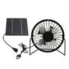 Solar Panel Powered Fan 5W USB 360 Degree Adjustable Solar Panel Greenhouse Fan for Outdoor Chicken
