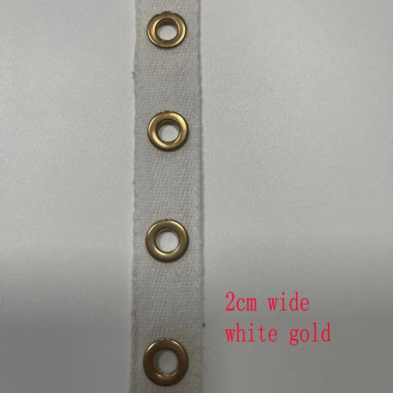 4 метра/партия, ширина 2 см/2,5 см, хлопковая тесьма с перфорированным кольцом, плоский хлопковый ремень, кружевной ремень для одежды, аксессуары, декоративная тесьма