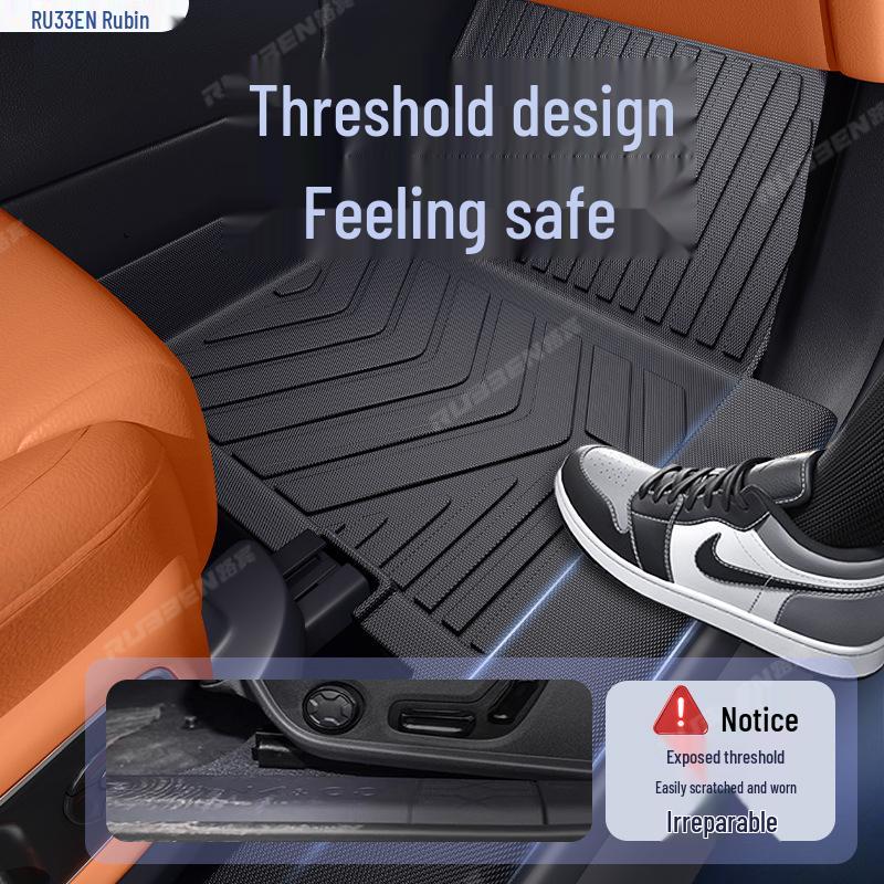 Leapmotor C10/C11/B10 TPE Накладка на порог двери и коврик для ног в багажнике