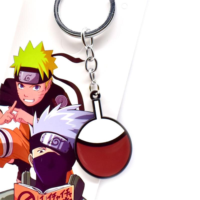 Naruto Anime Mask Keychain Uchiha Itachi Uzumaki Naruto Alloy Car Keychain Bag Pendant Key Ring Young Boys Girls Cosplay Accessories