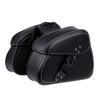MOTOSTAGE Боковая сумка для мотоцикла с циферблатом, объем 6 л x Замок для touring-ключей, прибл.. 2, Кожа, Водоотталкивающий, Водонепроницаемый, Замок, Черный, (Повседневный, Черный,