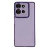 For Motorola Moto G75 5G TPU Case WANLONFENG DKSM Series Electroplated Frame Back Cover with Tempered Glass