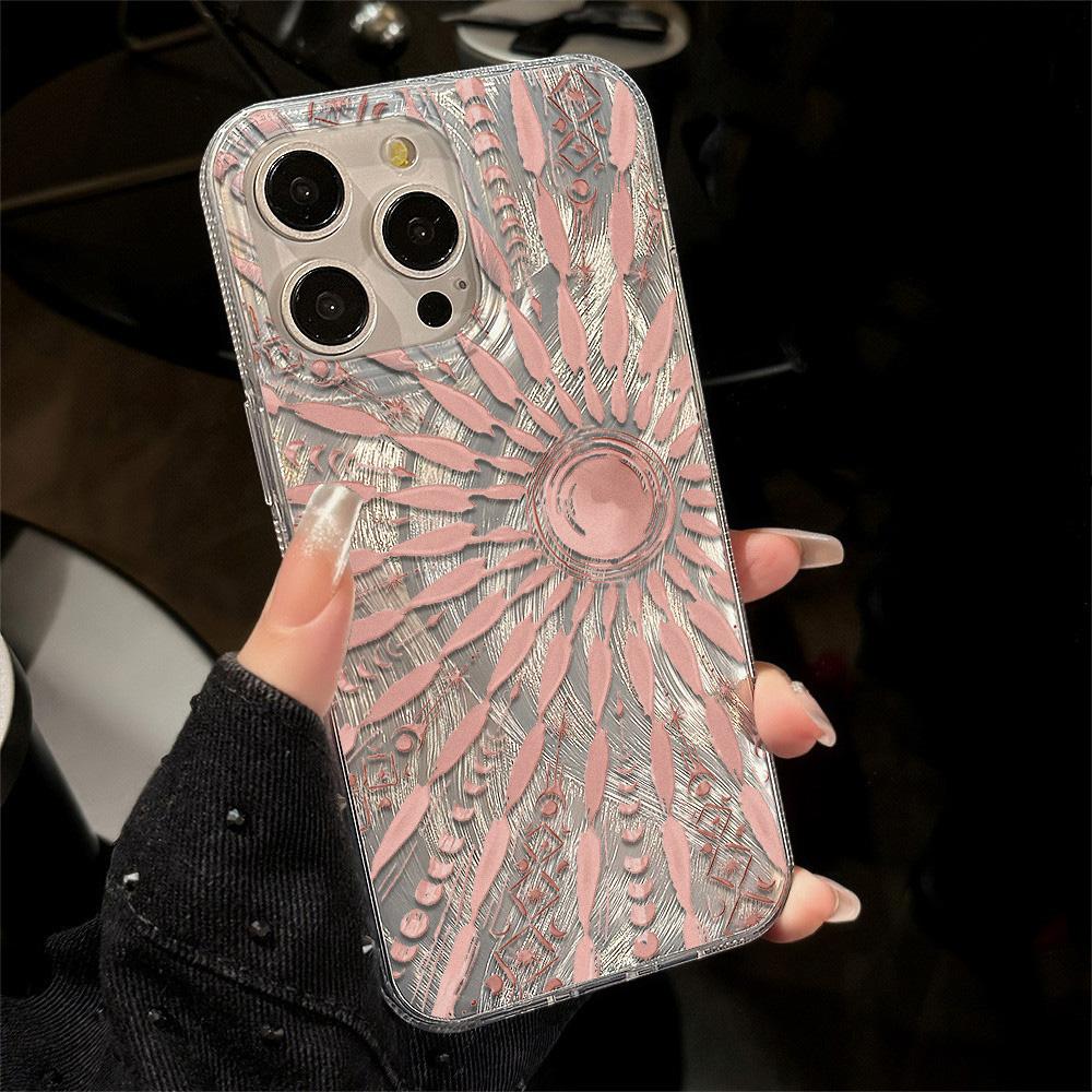 Чехол для телефона Feather Luster для Samsung A53 A14 A33 A12 A32 S24 S23 Plus S20 S21 FE для iPhone 17 15 16 13 Pro 17 16 Pro Max Чехол для телефона с бабочкой и бантом