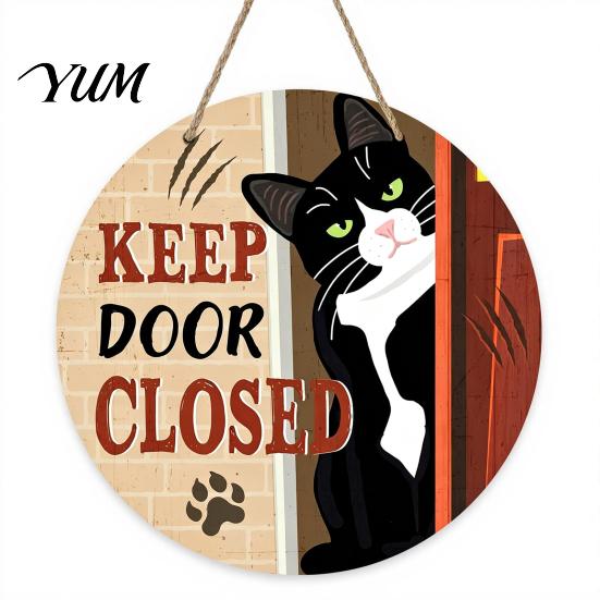 Wooden Welcome Sign for Front Door, Decorative Dog Paw Wall Hanging Plaque with Easy Entryway Decor Hemp Rope Pet Lovers, Home Indoor Outdoor