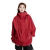 Men's and Women's Same Double Zipper Simple Design Multi-zipper Jacket Mountain Jacket
