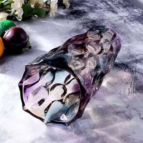 Стеклянные вазы для цветов Разноцветные Декоративная ваза из искусственного хрусталя для цветочных композиций Центральный элемент для свадебного стола Подарки на новоселье