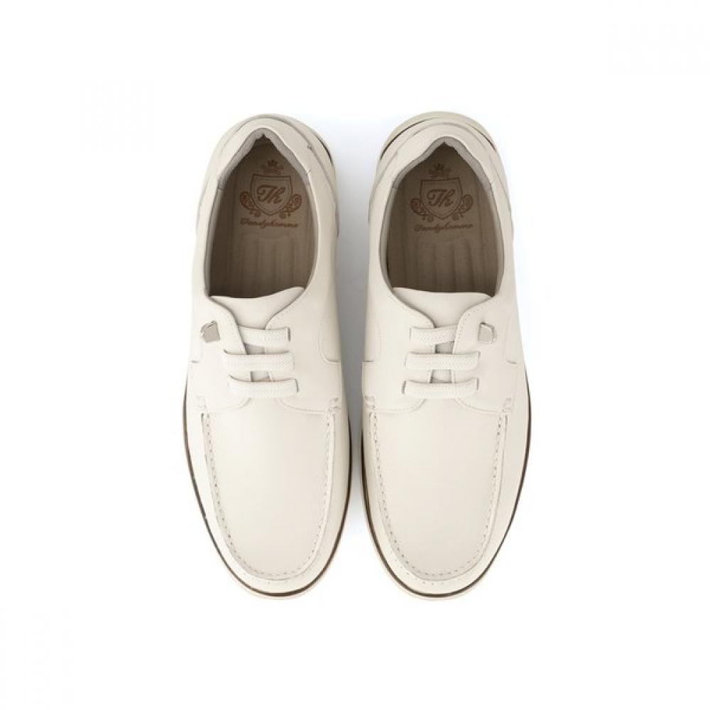 Tandy Men S caSual Boat SneakerS Ivory 516487a