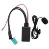 Bluetooth 5.0 Aux Input Audio Adapter Cable with Microphone for Clio Espace Kangoo Megane Scenic
