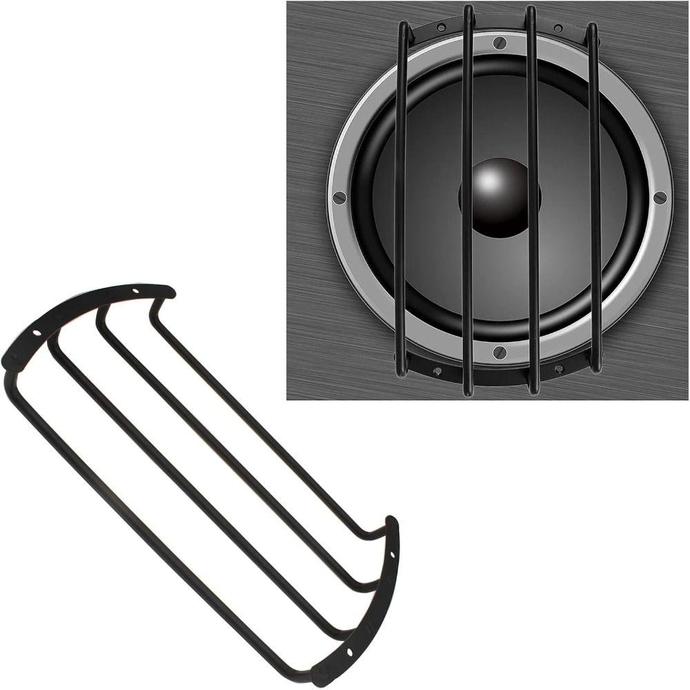 Rounded Edges Car Speaker Cover 4 Bars Car Subwoofer Bar Guard Audio Speaker Protector Auto Car