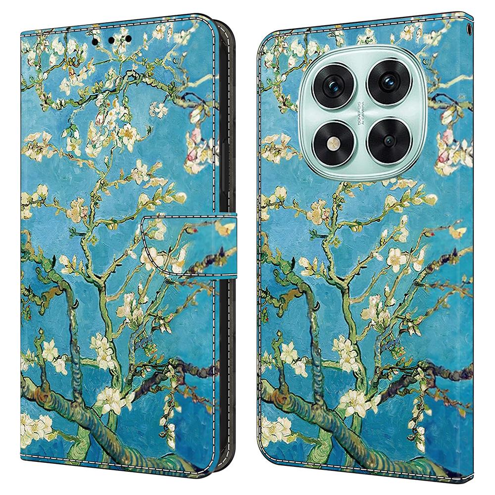 Кожаный чехол с рисунком для Xiaomi Redmi Note 14 Pro+ 5G, кошелек-подставка, откидная крышка для телефона