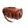 Leather Bag Travel Gym Goat Luggage Duffel Vintage Brown Genuine New Men's Men