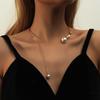 Choker Necklace Long Tassel Faux Pearls Jewelry Exaggerated Exquisite Necklace Jewelry
