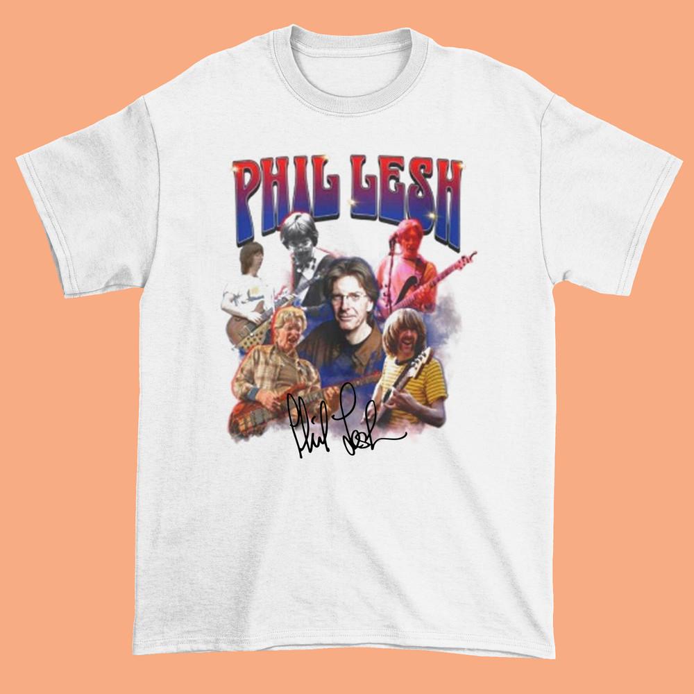 Фирменная белая футболка Phil Lesh полного размера S-4XL Подарок фанату NI1126 Унисекс