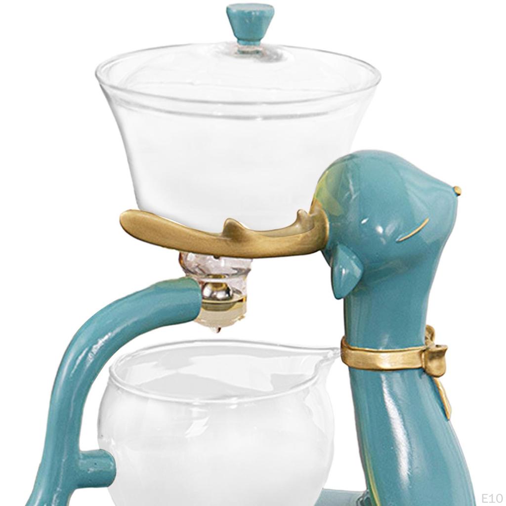 Tea Infuser Pot Kungfu Glass Set for Office Outdoor Camping House