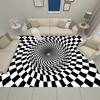 3D Ковер-иллюзия воронки для ванной комнаты, гостиной, под журнальный столик, декоративные коврики, коврик для пола в прихожую, на балкон, противоскользящий коврик для входной двери