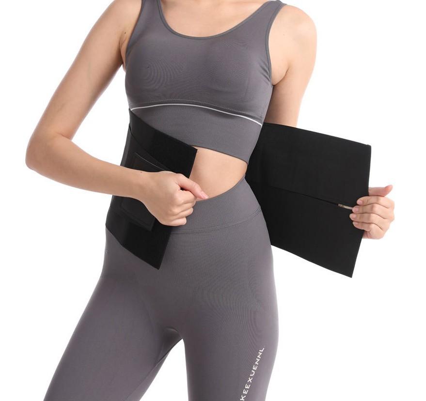 Fashion Body Shaper Tummy Wrap Sweat Slimming Waist Trimmer Belt Waist Trainer
