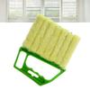 Mini Blinds Cleaner Shutter Multifunctional Household Cleaning Dust Brush for Home Hotel Green