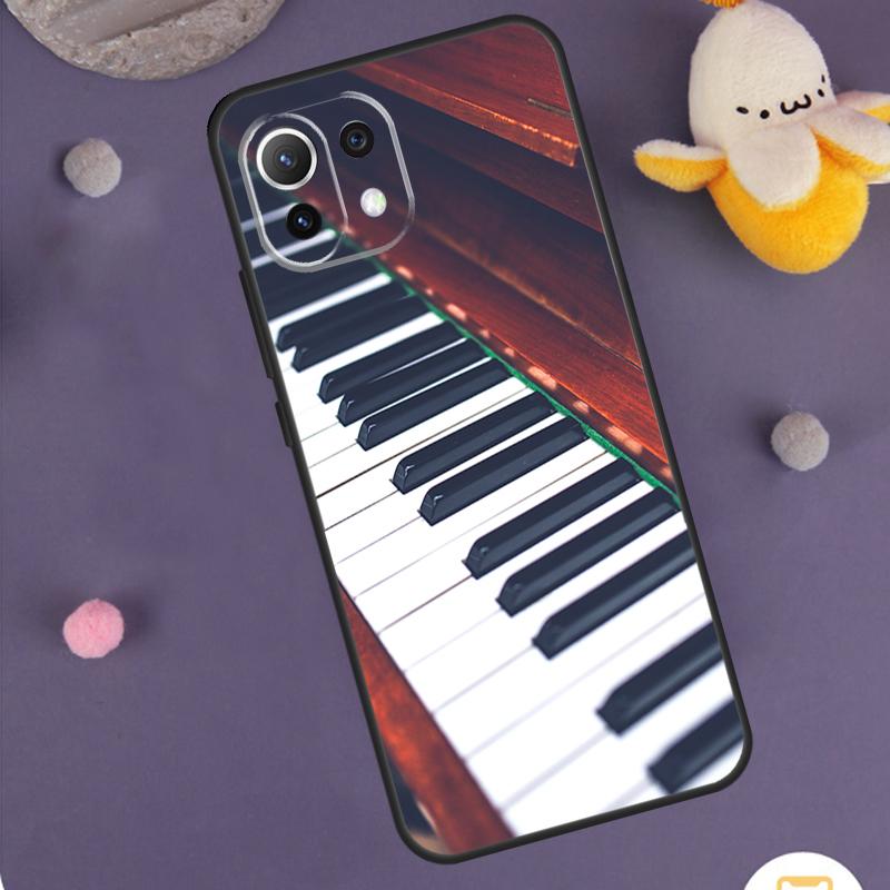Музыкальный чехол 'Клавиши пианино' для Xiaomi 15T Pro 13T 14T 14 15 Ultra 17 Pro Max POCO F8 Pro F5 F6 F7 X5 X6 X7 Чехол