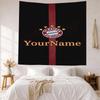 Fc Bayern Mnchen Custom Your Name Wall Decor Tapestry Art For Pet Memorial Birthdaywedding Party Backdrop Family Gift