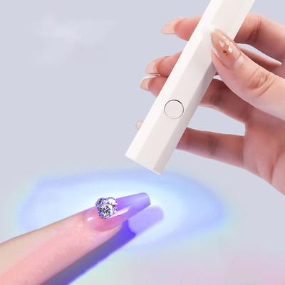 Ручная УФ-лампа USB в виде ручки для сушки гель-лака Инструменты для нейл-арта Сушилка для ногтей