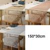 Rectangular Table Cover Anti-stain Tablecloth Long Hollow Table Runner  Banquet