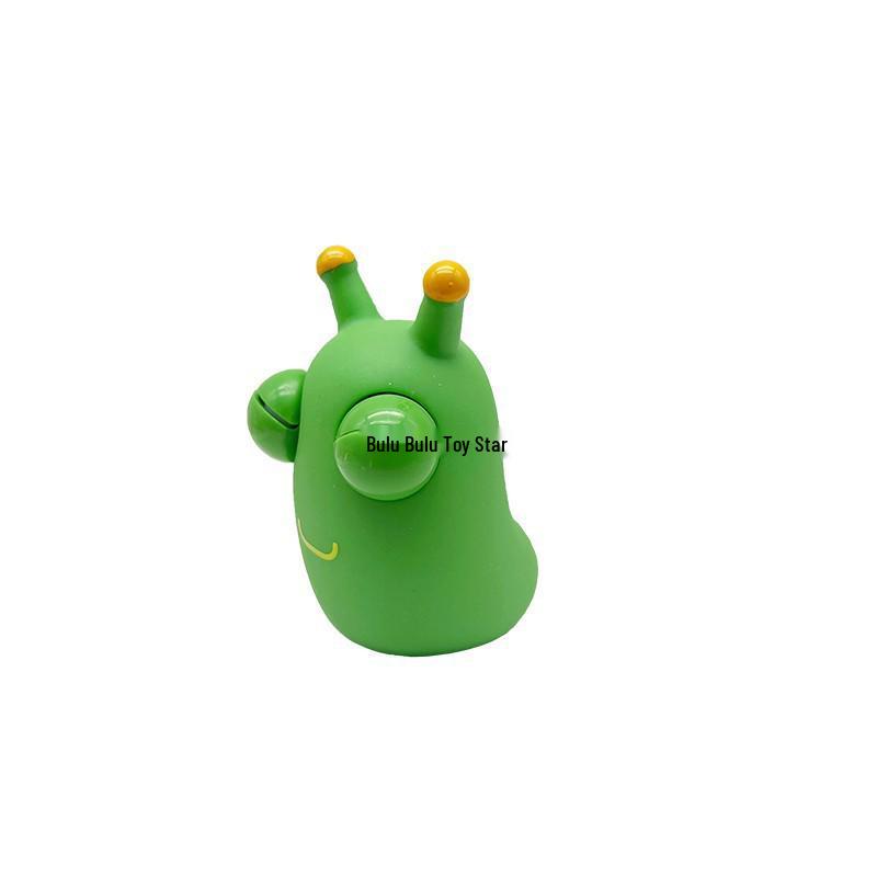 Cute Staring Eyes Caterpillar Stress Relief Toy - Squeeze & Pop for Kids