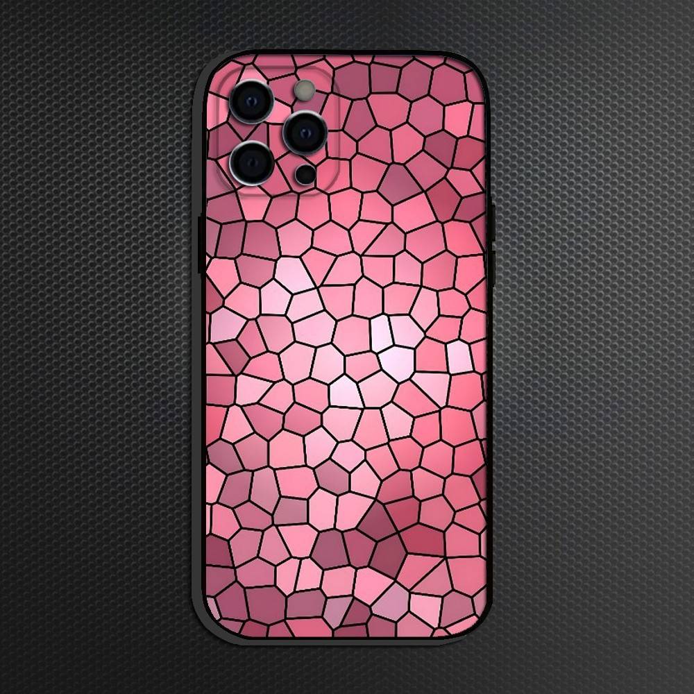 Стеклянный Чехол для Телефона с Иллюстрацией Для iPhone 16,15,14,13,12,11 Plus,Pro Max, Других Мягкий Черный Чехол
