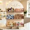 Arched Shape Ghost Candy Display Rack 4/6 Grids Candy Boxes Stand Snack Display Stand  Halloween