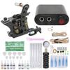 Tattoo Coil Machine Mini Tattoo Power Supply Tattoo Clip Cord Complete Starter Tattoo Machine Tools