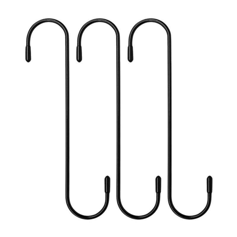 S-Shape Hanger Car Caliper Hook Tool Brake Caliper Hanger Hooks with Rubber Tips for Bearing Axle Automotive Accessories 4/1pcs