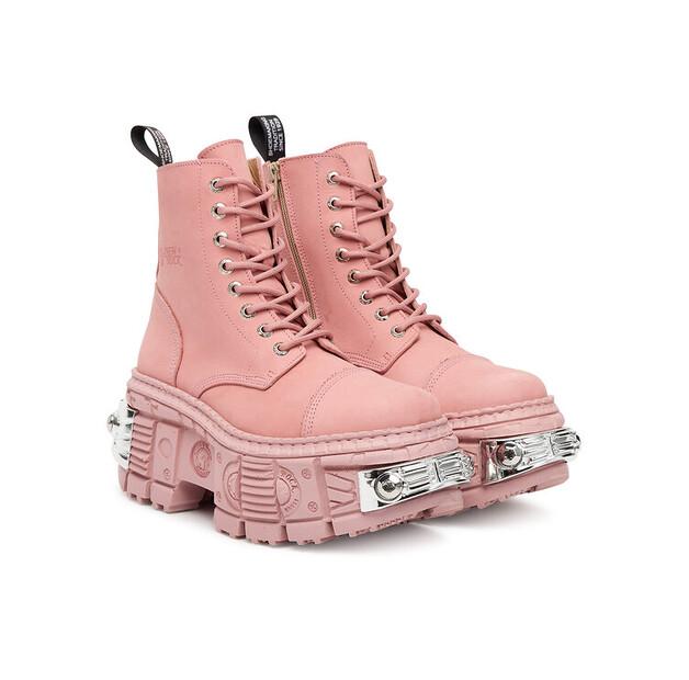 Ankle Boots NEW ROCK M-WALL083C-C11 Pink