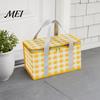 Waterproof Picnic Bag Insulated Bag, Foldable Thermal Lunch Basket for Outdoor, Heavy Cooler Duty Aluminum Foil Food, Camping Accessory Durable