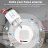 Умная розетка Tuya Zigbee 16a EU Fr адаптер беспроводной пульт дистанционного управления электрическая вилка монитора для Google Home Alexa