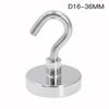 D16-36mm Neodymium Iron Boron Magnetic Hook with Super Large Magnetic Force