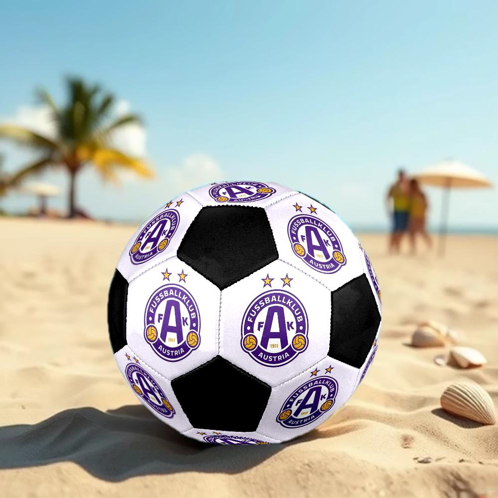 FK Austria Wien Soccer Ball Colorful All Ages Machine Stitched PVC Competition Ready Durable High-Bounce.SIZE5