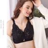 Ultra-thin Lace Bra Without Underwire To Reduce Breast Size and Make Large Breasts Look Smaller Suitable for Fat Girls with Adjustable Back Shape