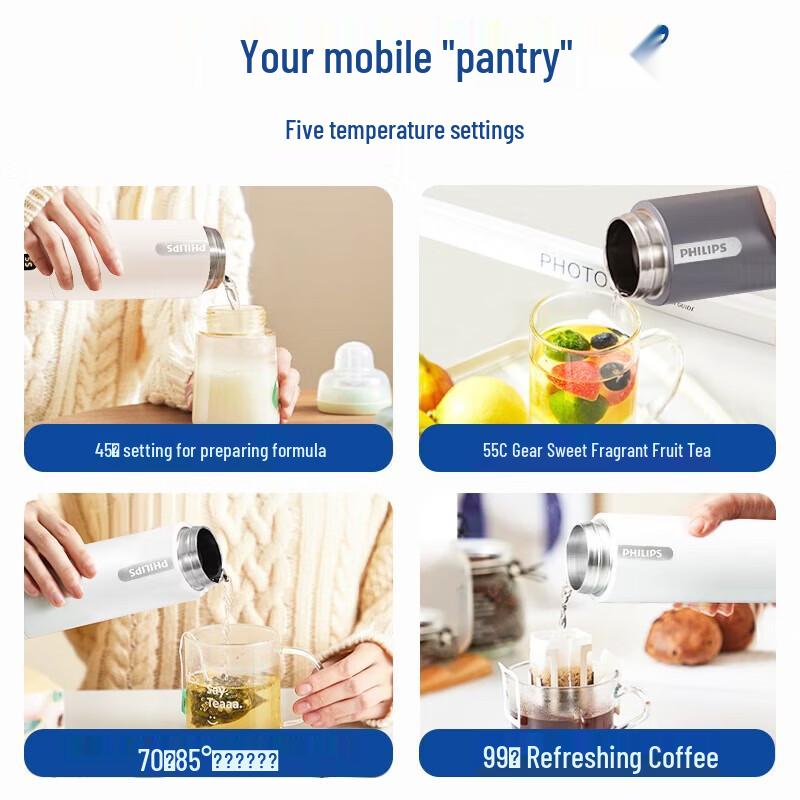 Philips Портативный электрический чайник и термос