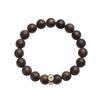 Putuo Mountain Agarwood Wooden Bracelet Buddhist Beads for Meditation, Zodiac Buddha Beads, Fortune-Bringing Beads, Bracelet Gift