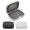 Hearing Aids Case Large Capacity Portable Quadrate Black Hearing Aids Storage Box for Home Outdoor T