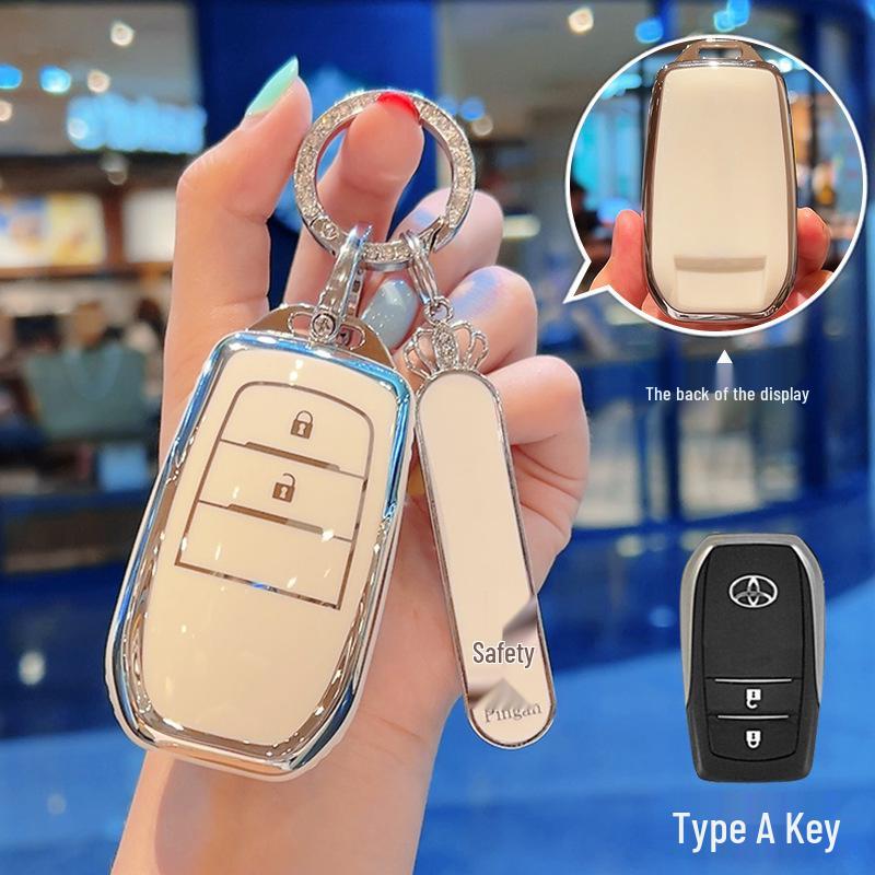 Чехол для ключа Toyota Camry, Corolla, RAV4, Landa, Avalon и Viloran (Женская версия)