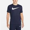 Nike Футболка с коротким рукавом и круглым вырезом с логотипом, мужские топы, синяя CW6936-451