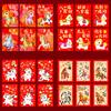 6Pcs Chinese  Year Red Packet 2026 Year Of The Horse Red Envelopes Lucky Money Bag Gift Envelopes Red Packet
